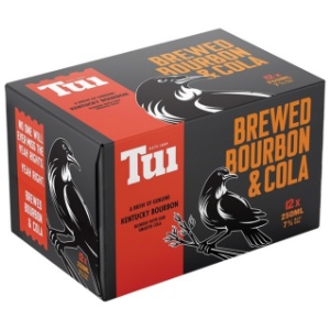 Picture of Tui 7% Bourbon n Cola 12pk Cans 250ml