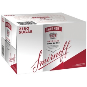 Picture of SmirnOff Ice Red 5% Vodka & Zero Sugar 12pk Cans 250ml