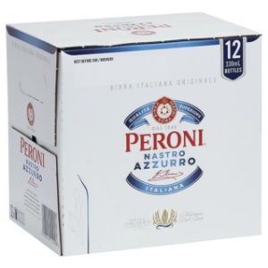 Picture of Peroni Nastro Azzuro 12pk Btls 330ml