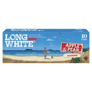 Picture of Long White Vodka Apple & Pear 10pk Cans 320ml