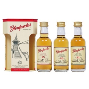 Picture of Glenfarclas 15YO/21YO/25YO Scotch Whisky 3x50ml Gift Pack